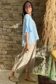 Conrad Box Cotton Knit Ice 
